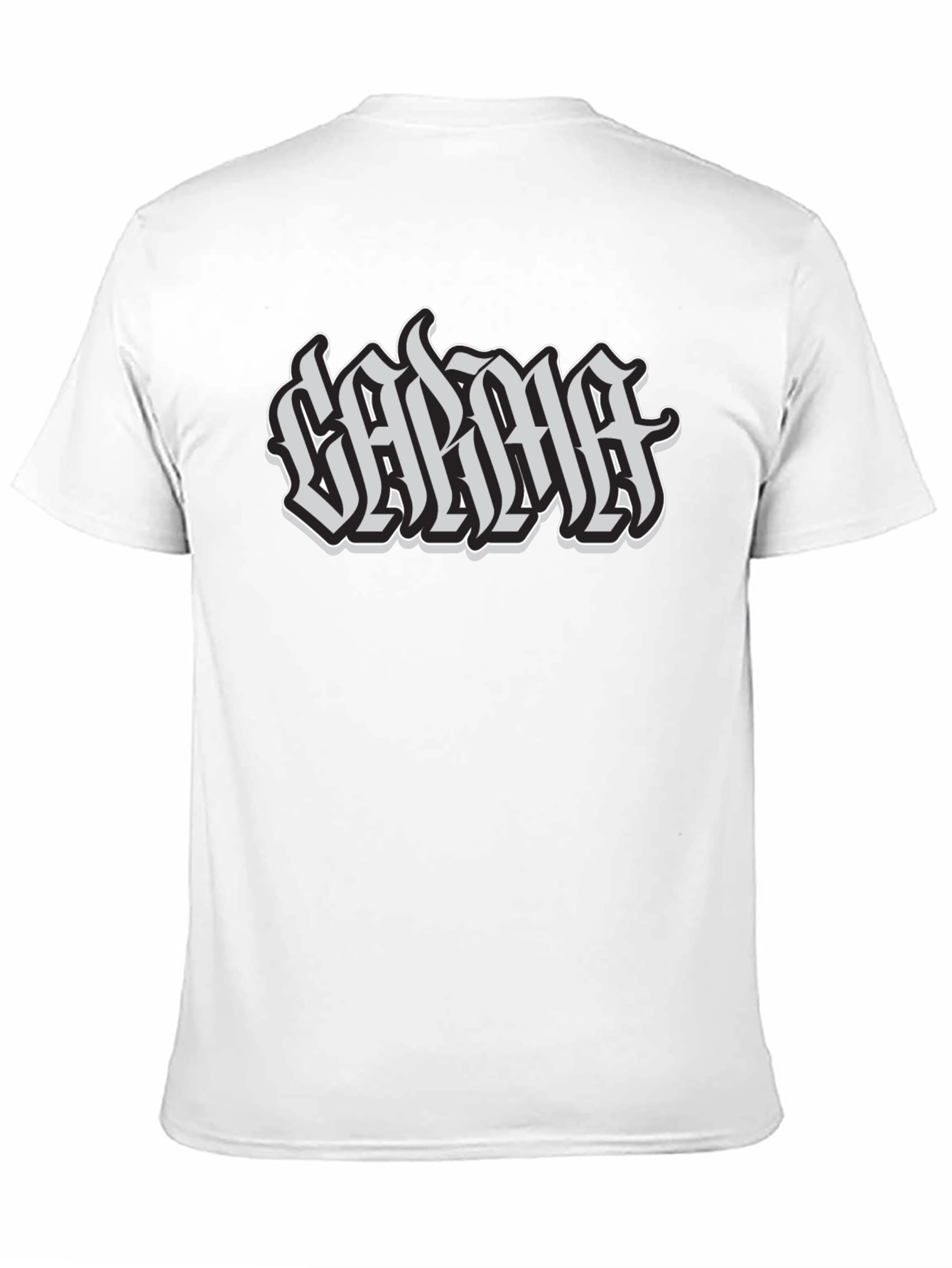 Calma Graphic Tee - Black Cotton T-Shirt