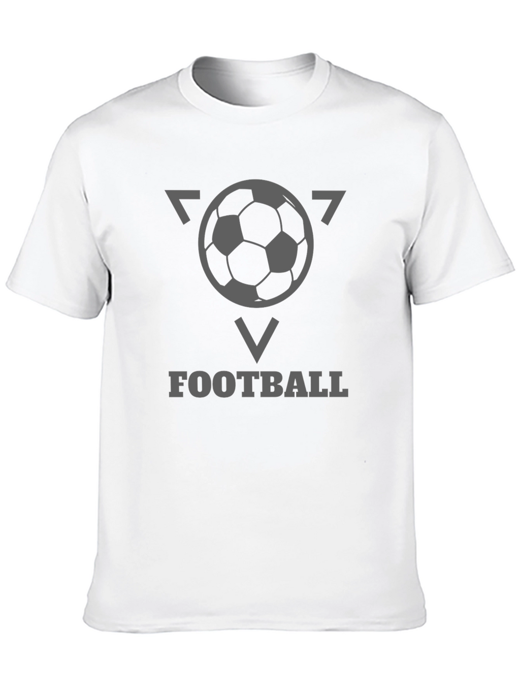 Football Graphic Tee - Stylish Black T-Shirt