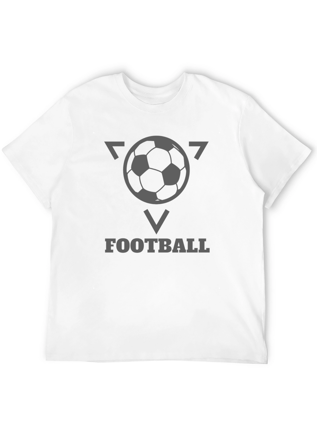 Football Graphic Tee - Stylish Black T-Shirt