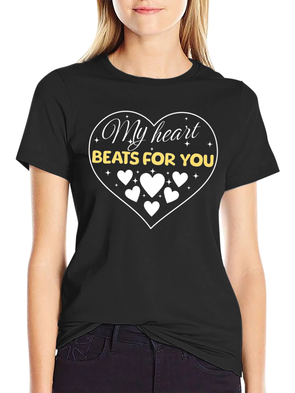 Heart Beats For You Graphic Tee