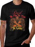 Dad Guitar Graphic T-Shirt - Rocker Fathers Day Tee
