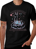 Professional Daydreamer Llama T-Shirt