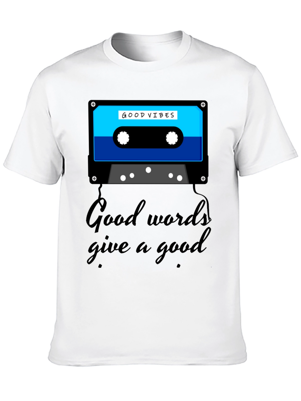Good Vibes Cassette Graphic Tee