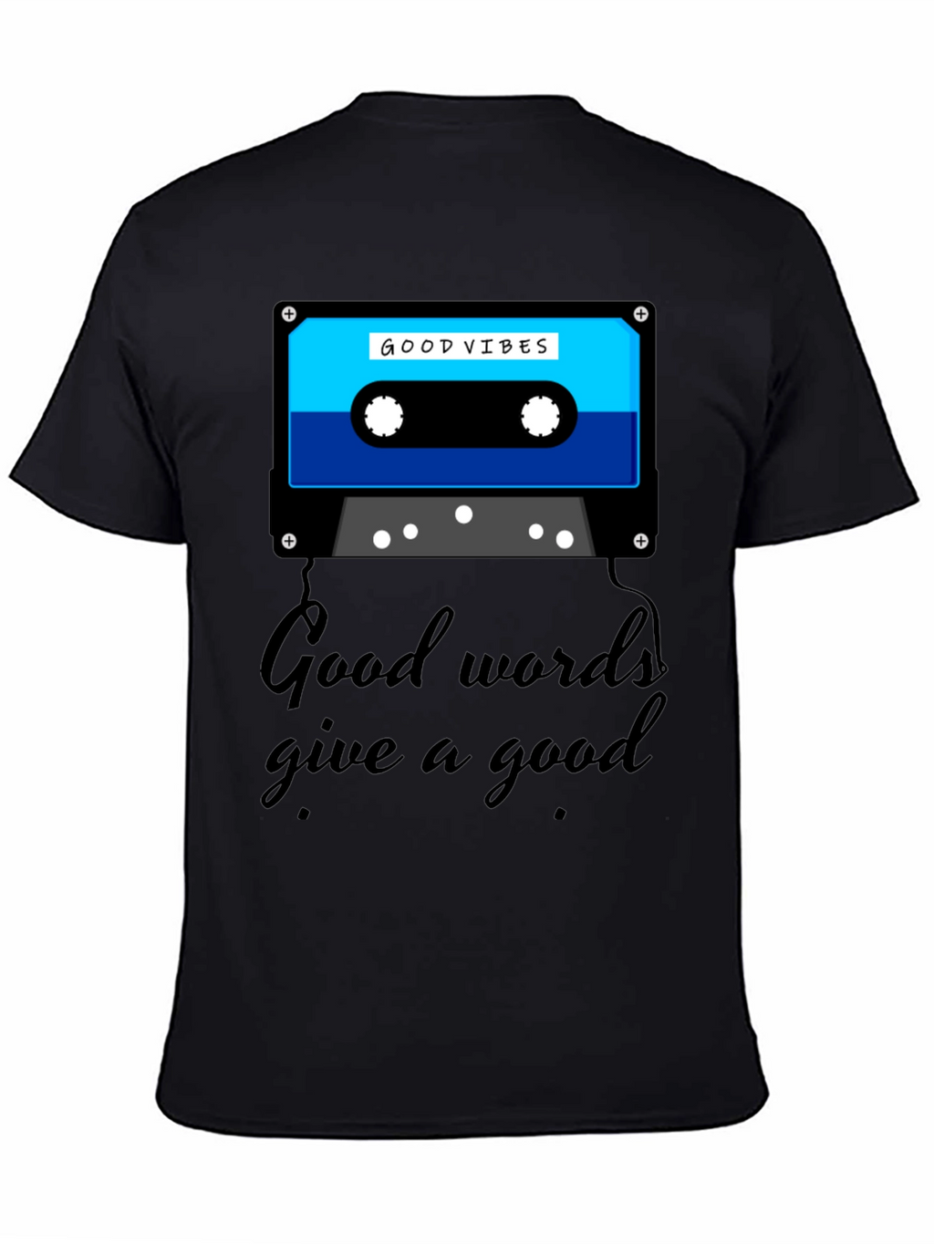Good Vibes Cassette Graphic Tee