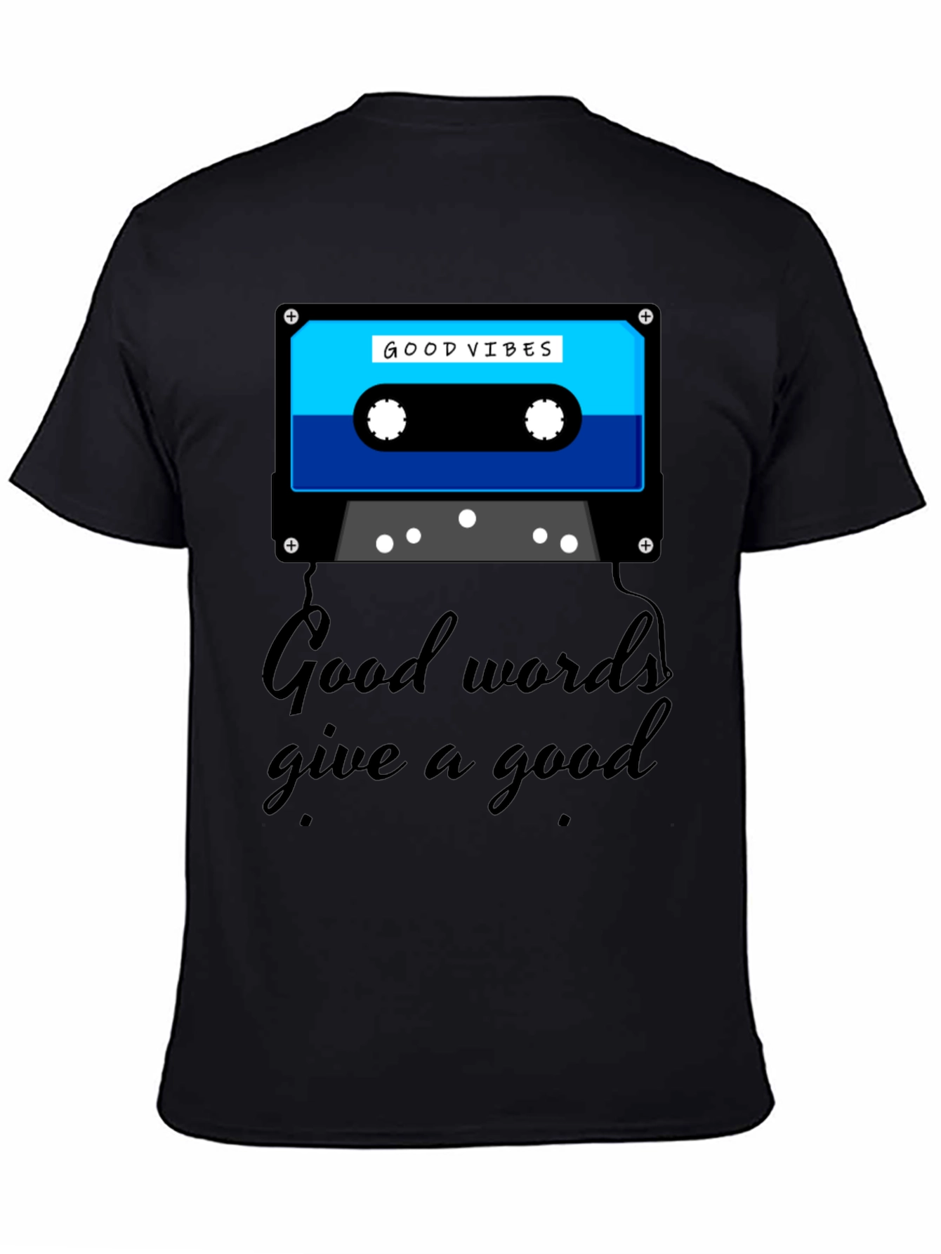 Good Vibes Cassette Graphic Tee