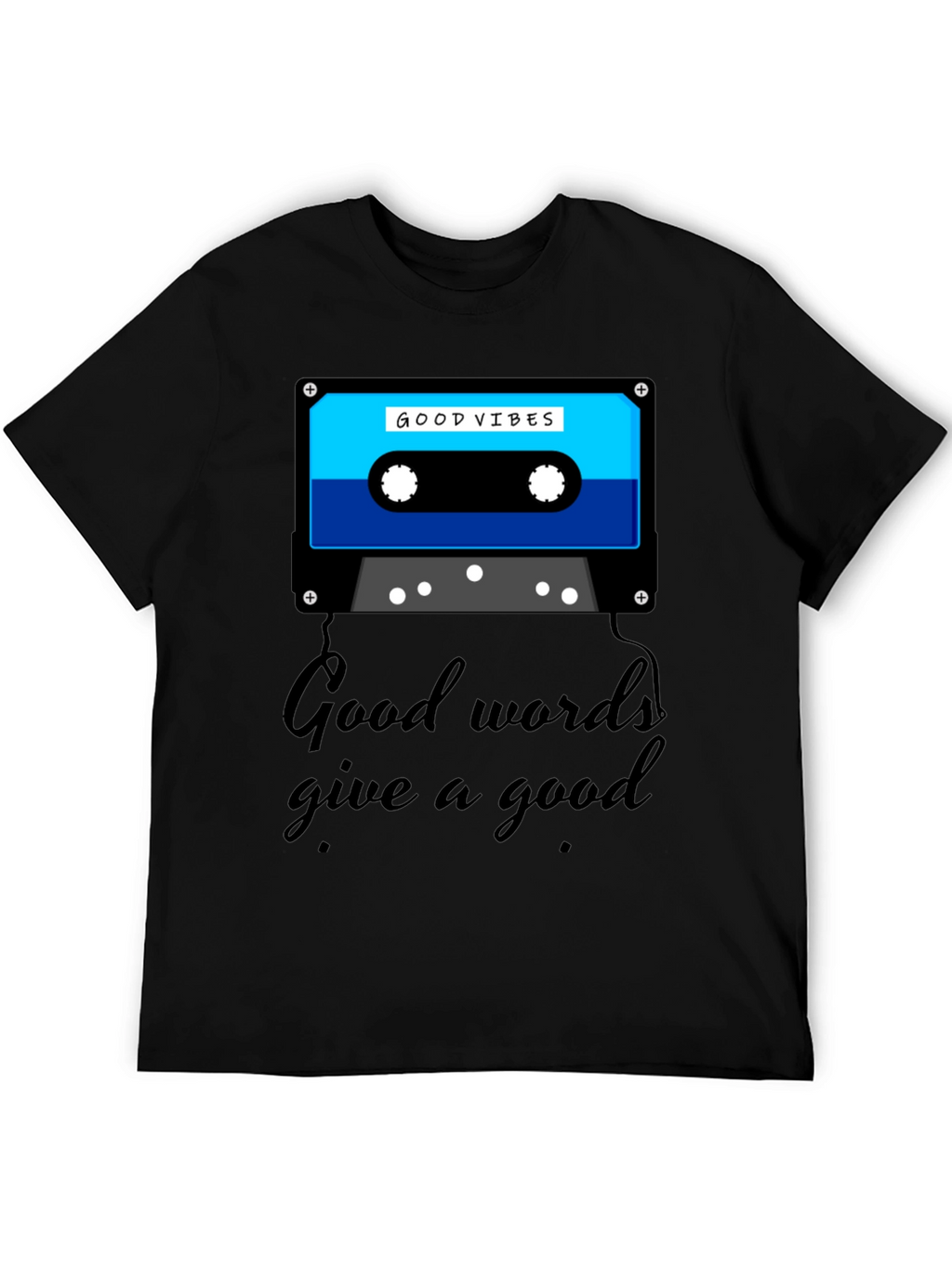 Good Vibes Cassette Graphic Tee