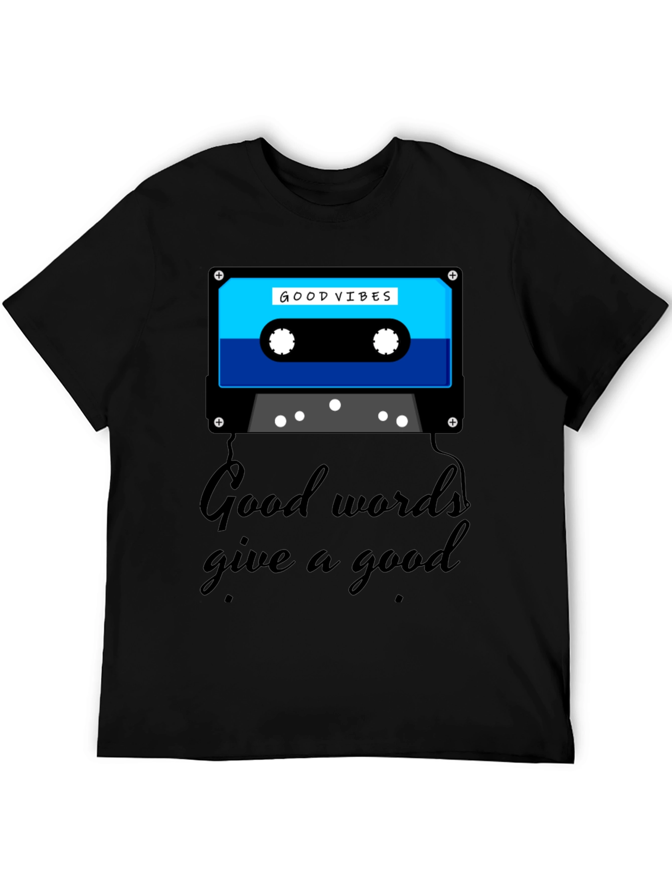 Good Vibes Cassette Graphic Tee