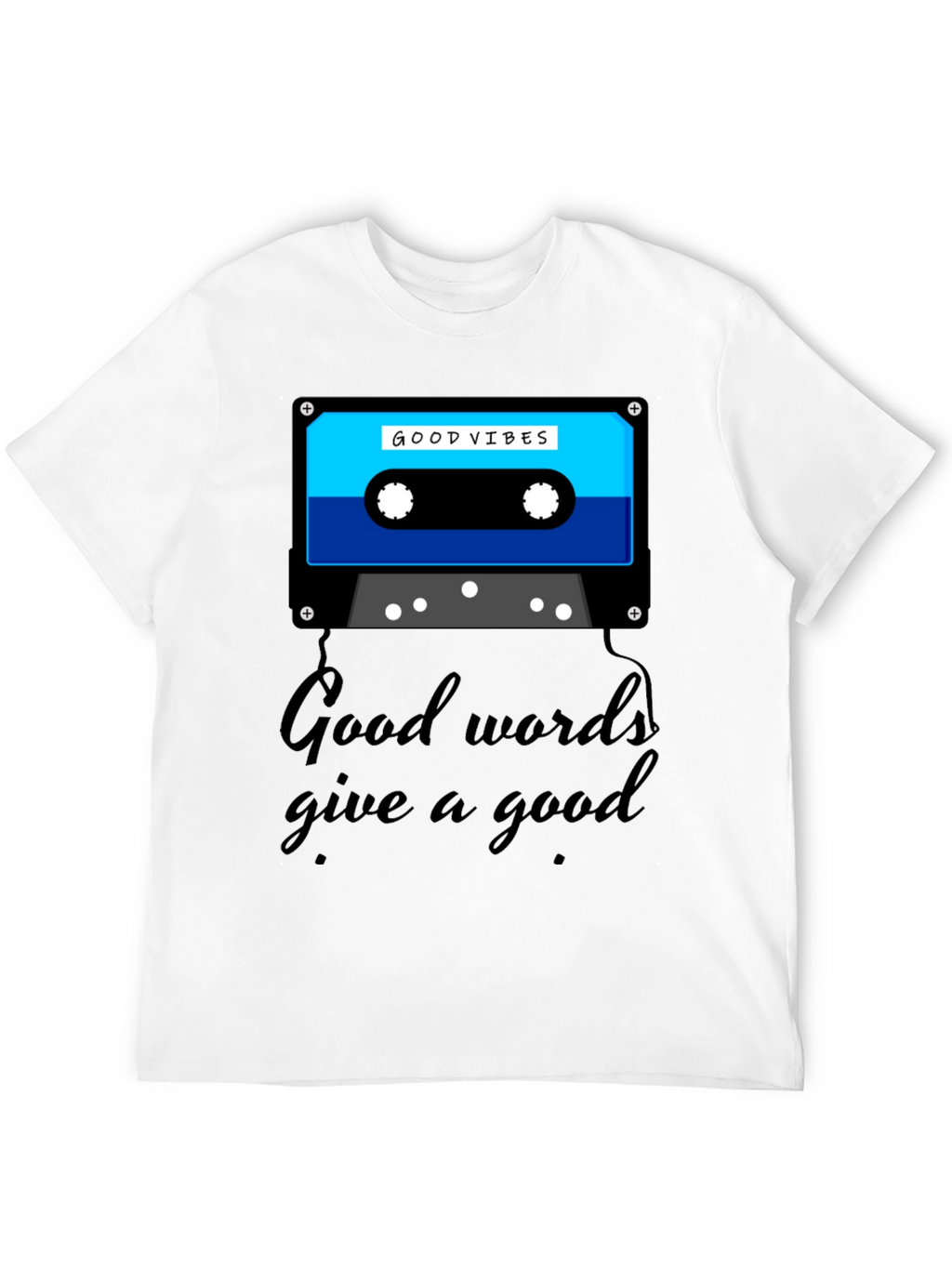 Good Vibes Cassette Graphic Tee