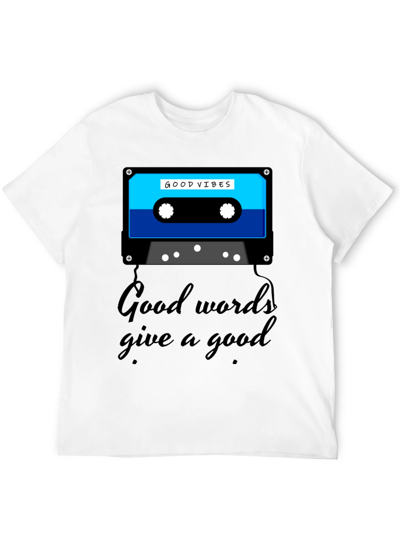 Good Vibes Cassette Graphic Tee