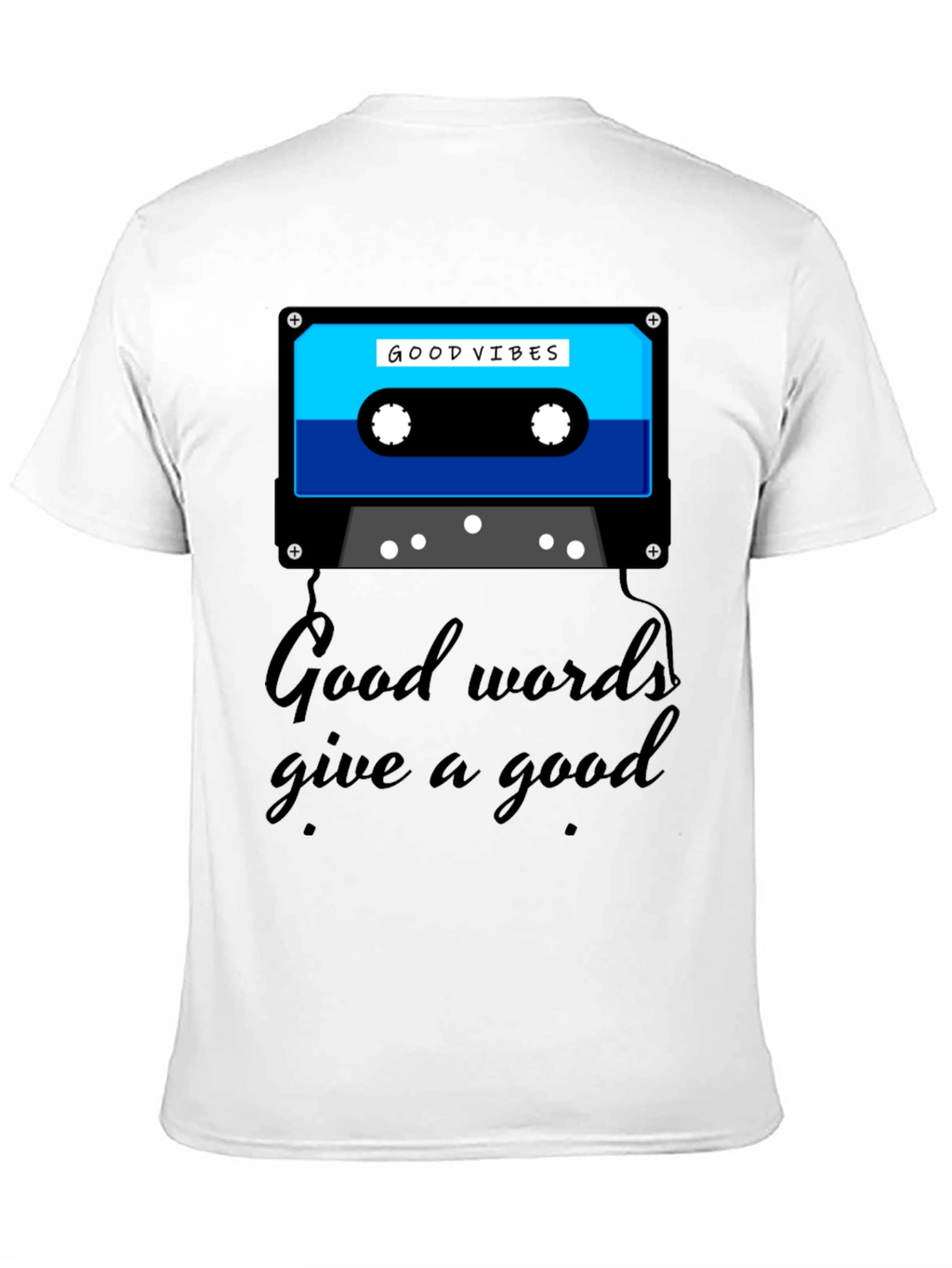 Good Vibes Cassette Graphic Tee