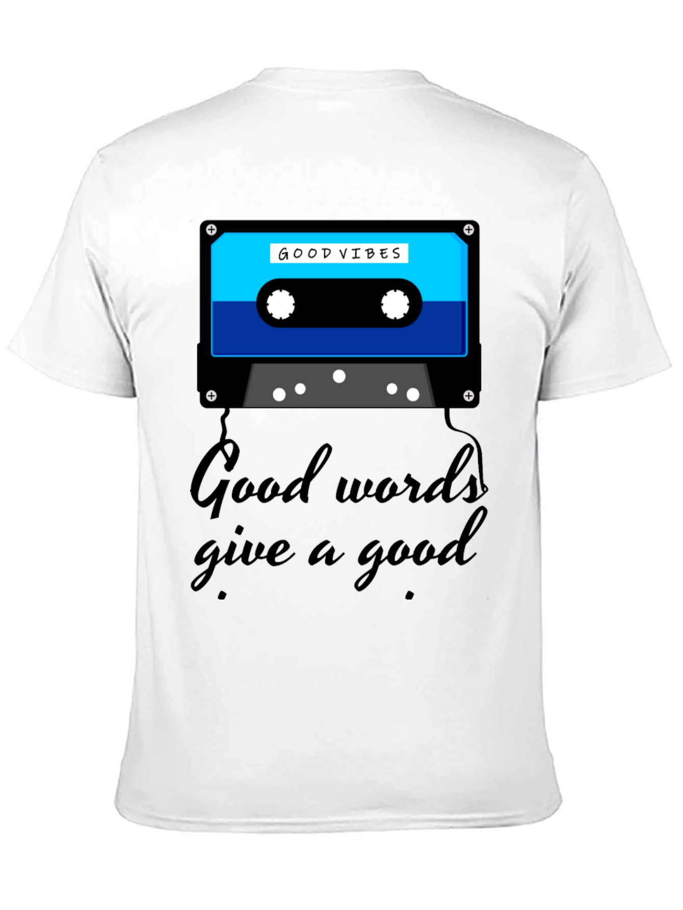 Good Vibes Cassette Graphic Tee