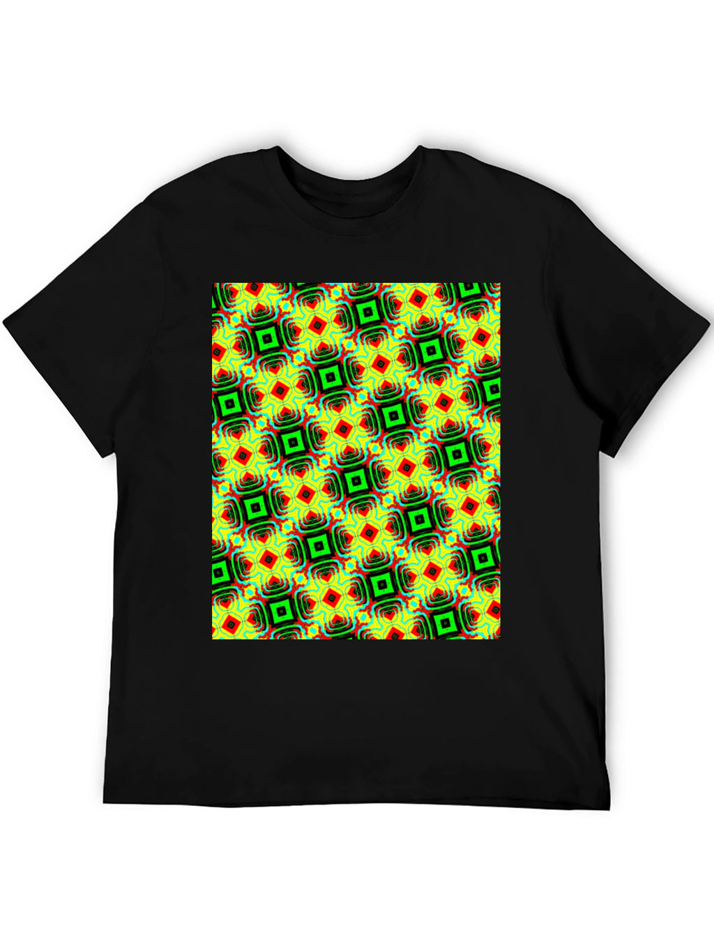 Geometric Pattern Tee - Modern Art Design
