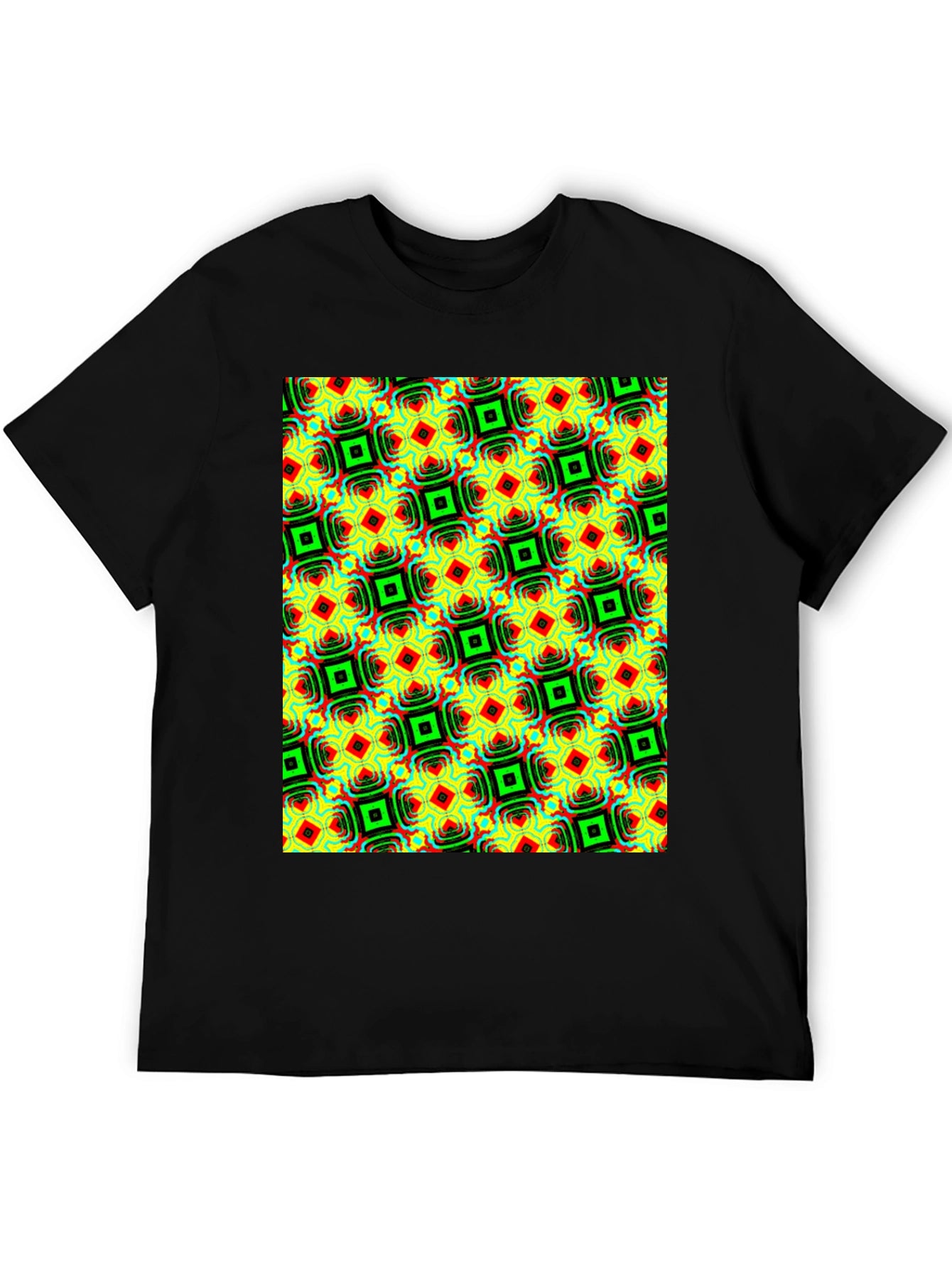 Geometric Pattern Tee - Modern Art Design