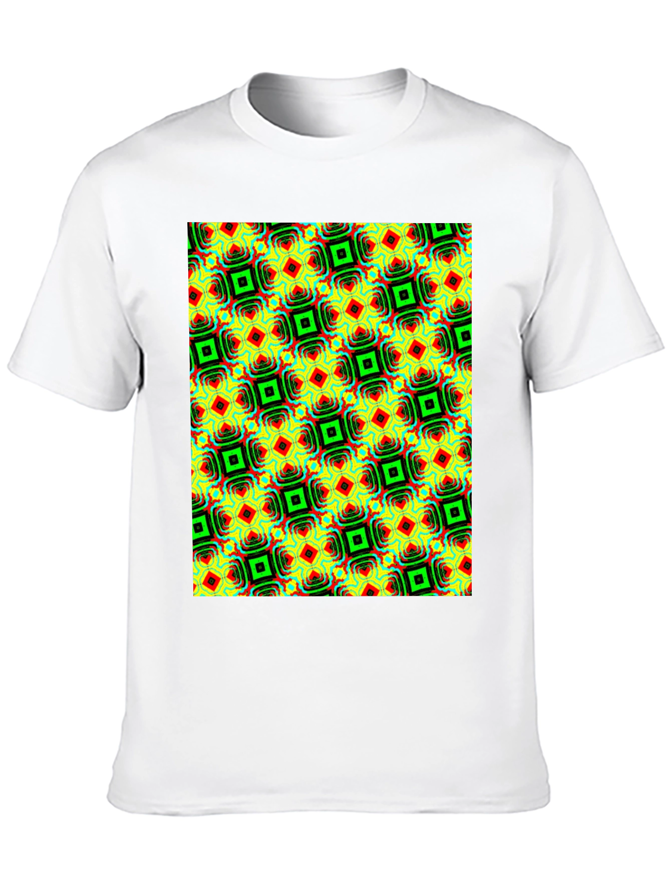 Geometric Pattern Tee - Modern Art Design