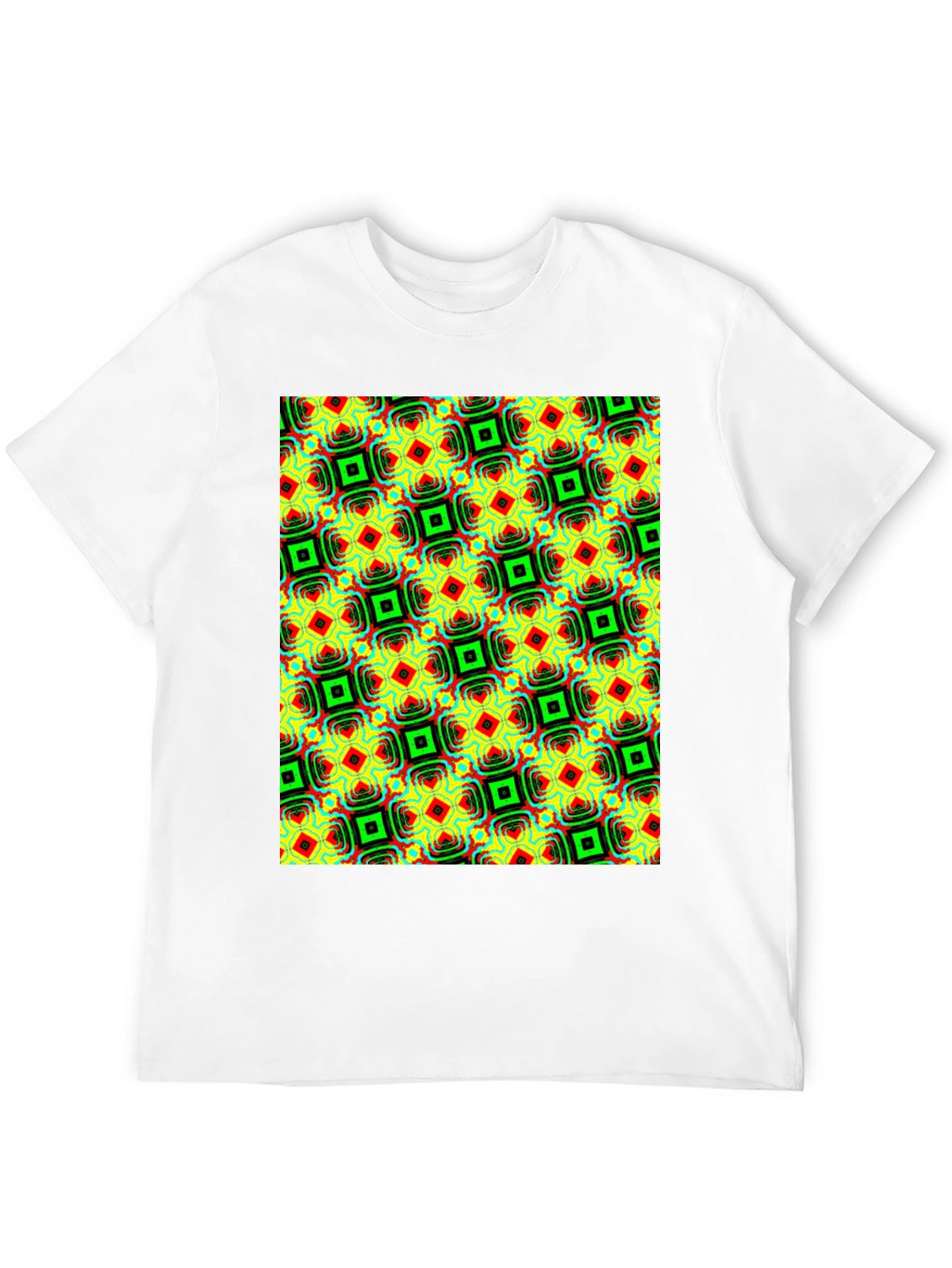 Geometric Pattern Tee - Modern Art Design