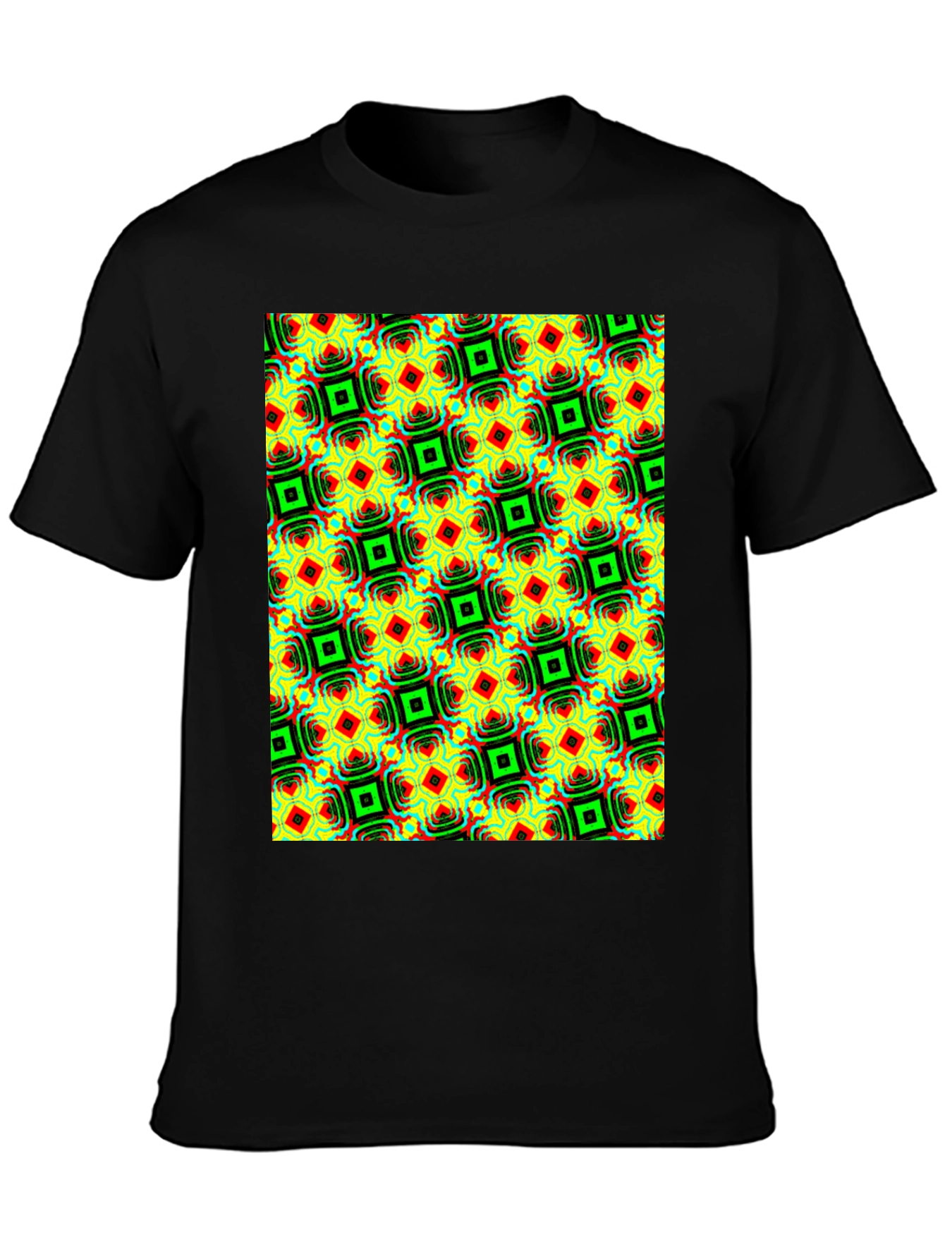 Geometric Pattern Tee - Modern Art Design