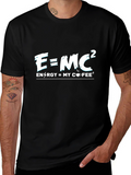 E=MC2 Energy Coffee T-Shirt - Science Humor Tee