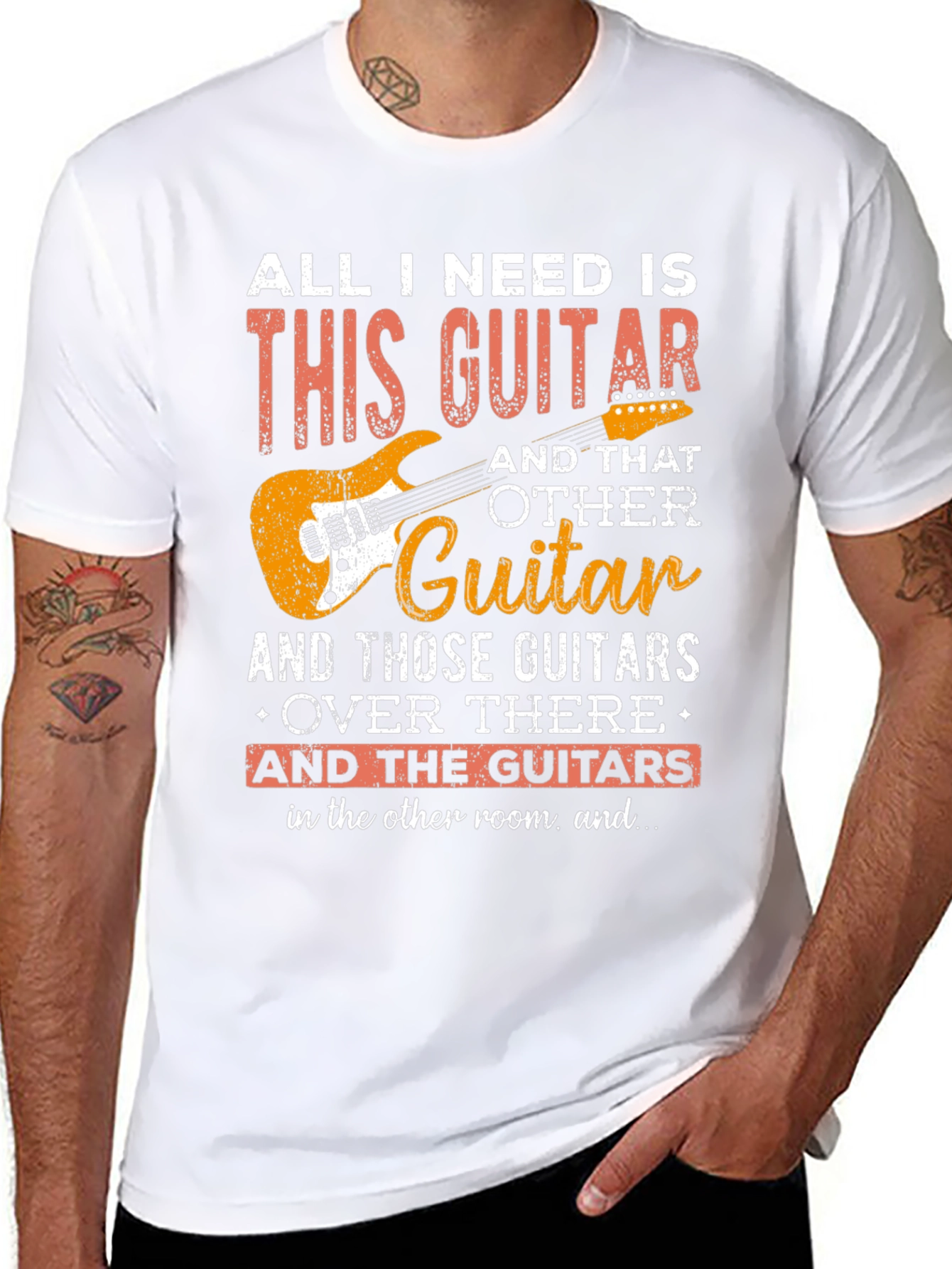 Guitar Lover T-Shirt - All I Need Is This Guitar