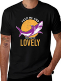 Feed Me and Tell Me Im Lovely Shark T-Shirt
