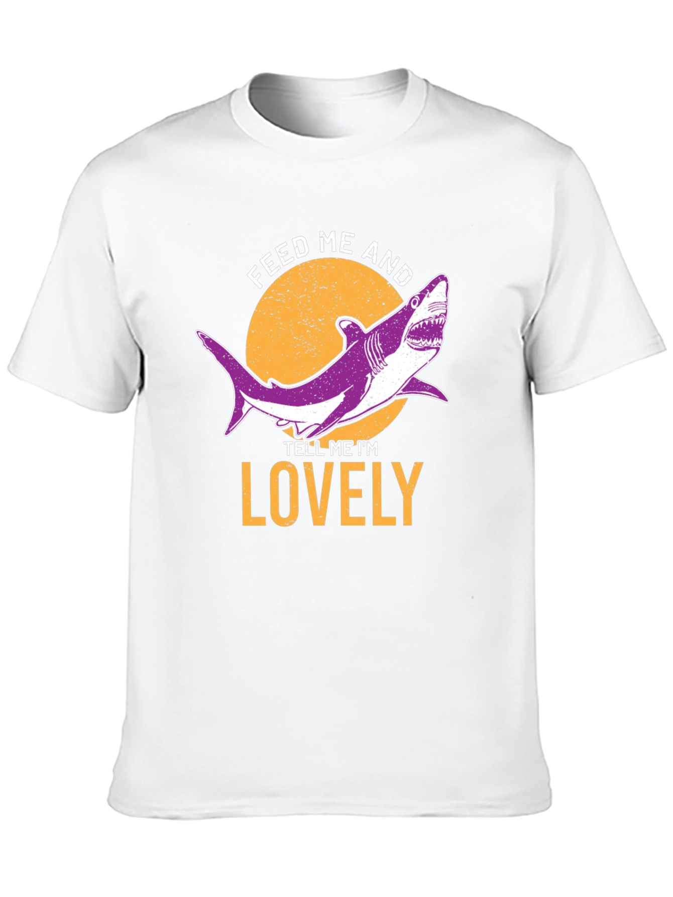 Feed Me and Tell Me Im Lovely Shark T-Shirt