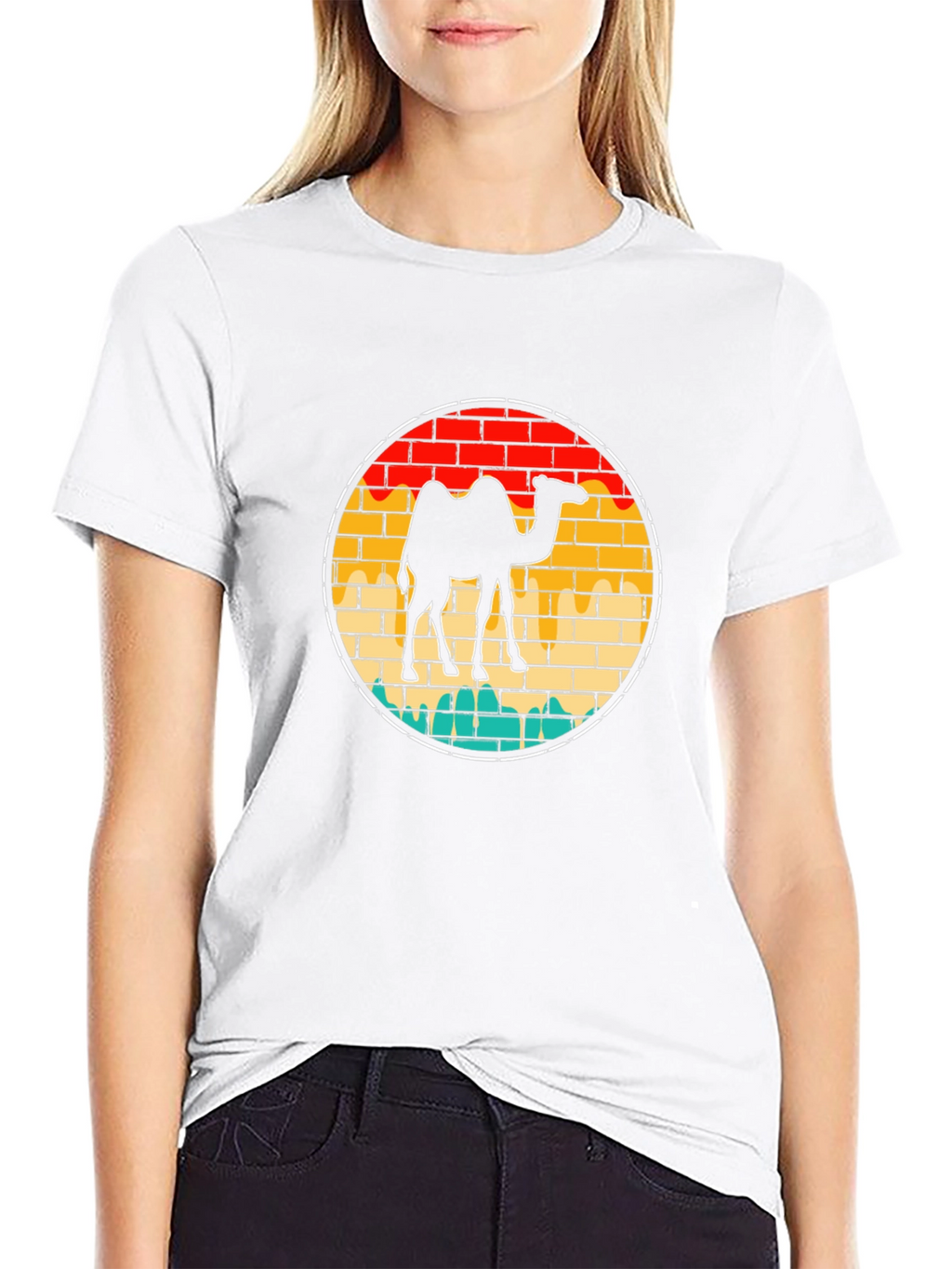 Retro Camel Graphic T-Shirt