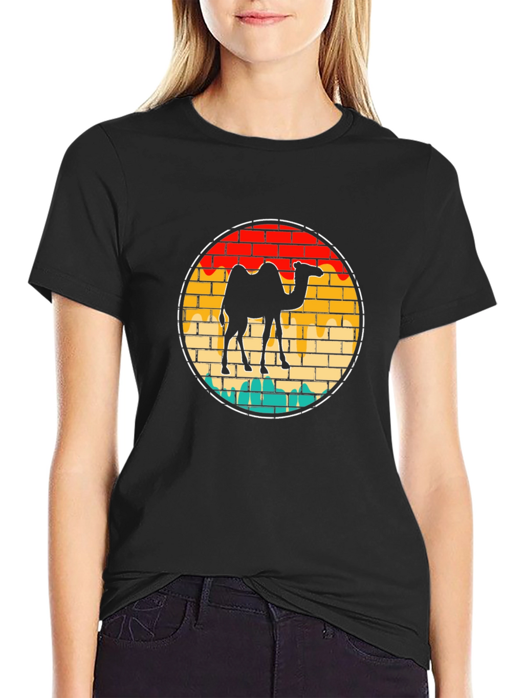 Retro Camel Graphic T-Shirt