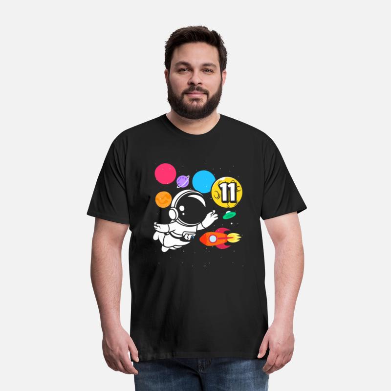 11th Birthday Boy 11 Years Astronaut Birthday