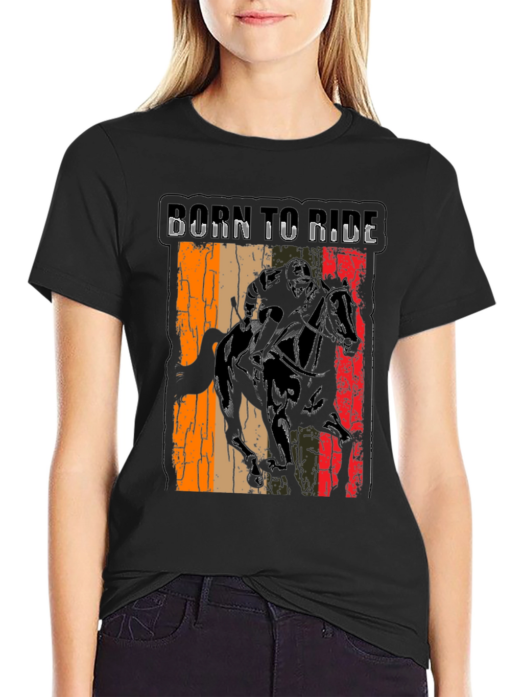Born to Ride Graphic Tee - Equestrian Style