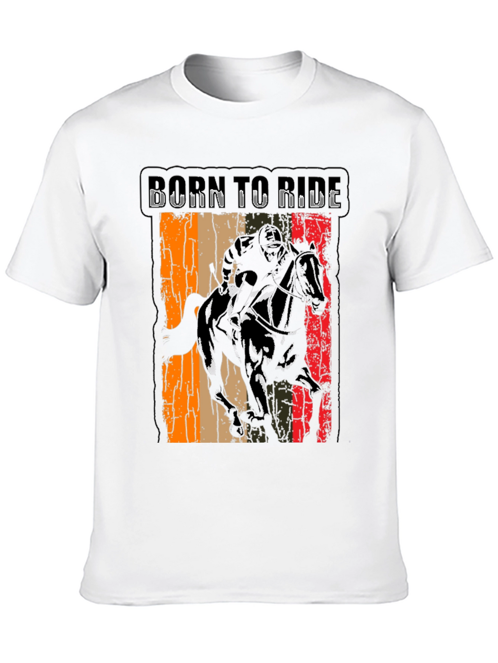 Born to Ride Graphic Tee - Equestrian Style