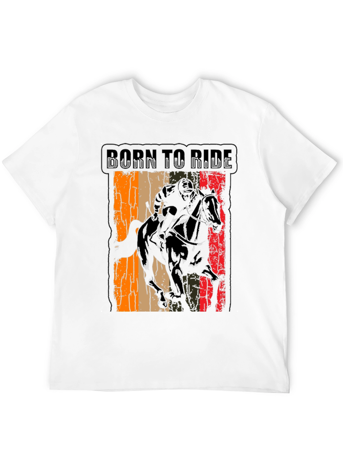 Born to Ride Graphic Tee - Equestrian Style