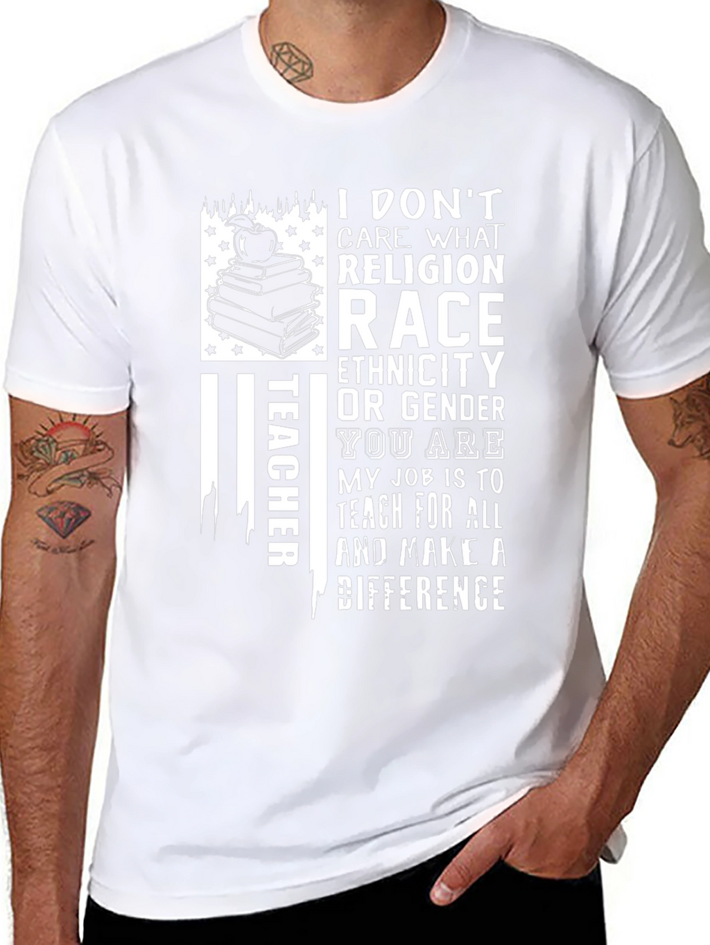 Teacher For All Graphic T-Shirt