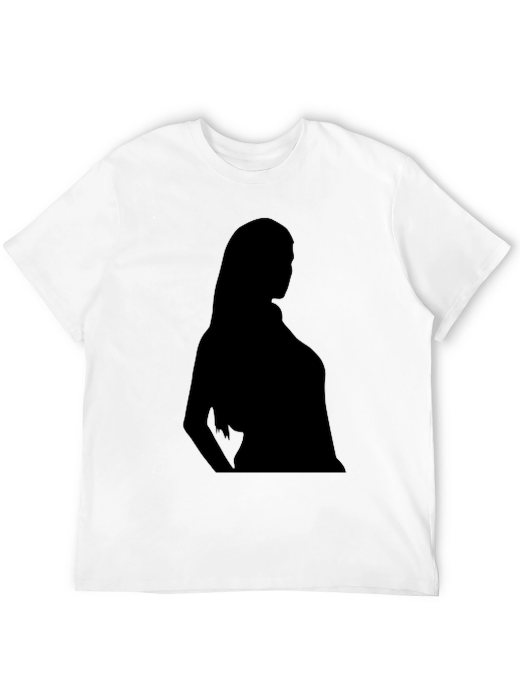 Silhouette Graphic Tee - Classic Black Cotton T-Shirt