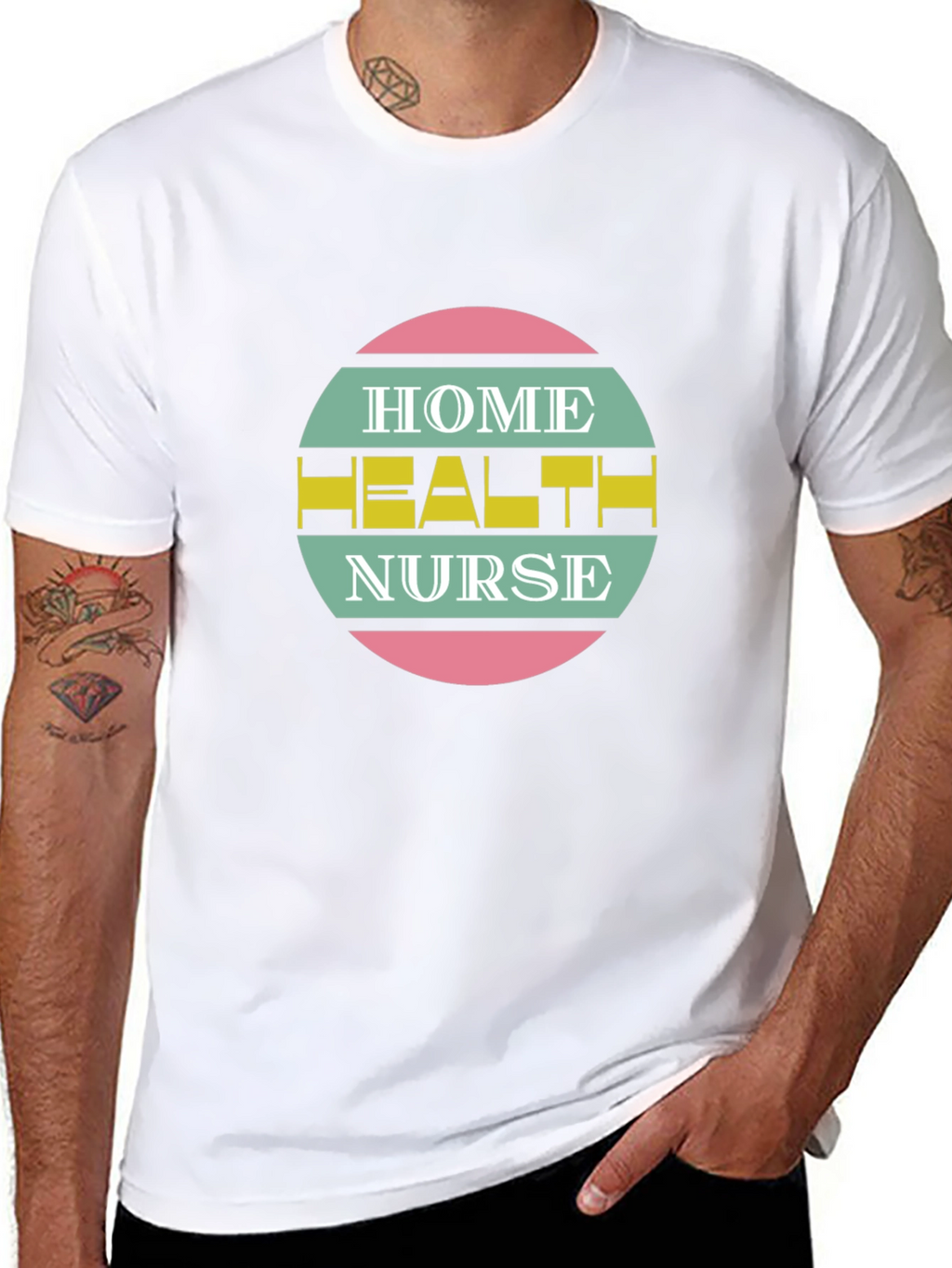 Home Health Nurse T-Shirt - Stylish Medical Apparel