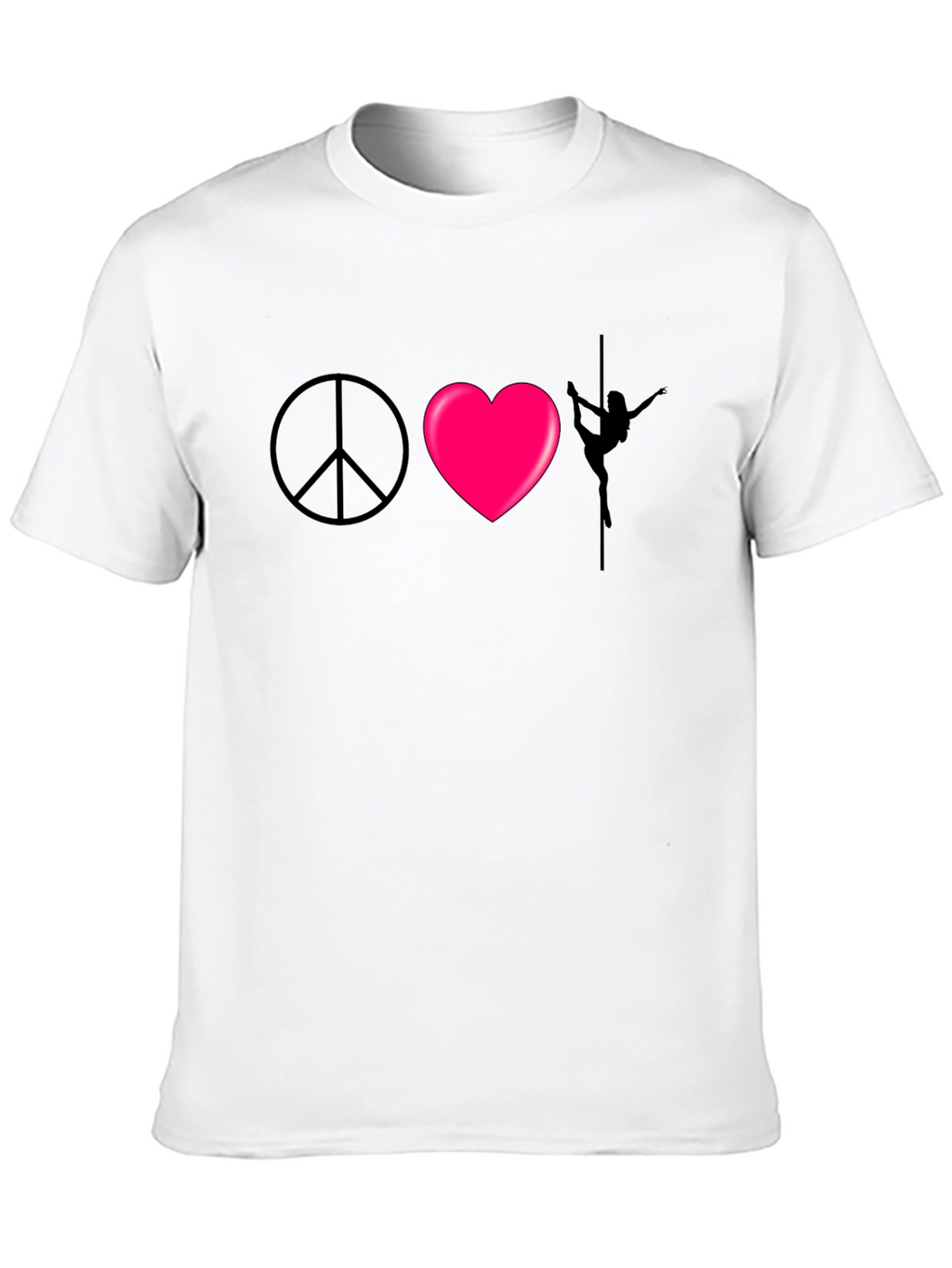 Peace Love Pole Dance T-Shirt - Unisex