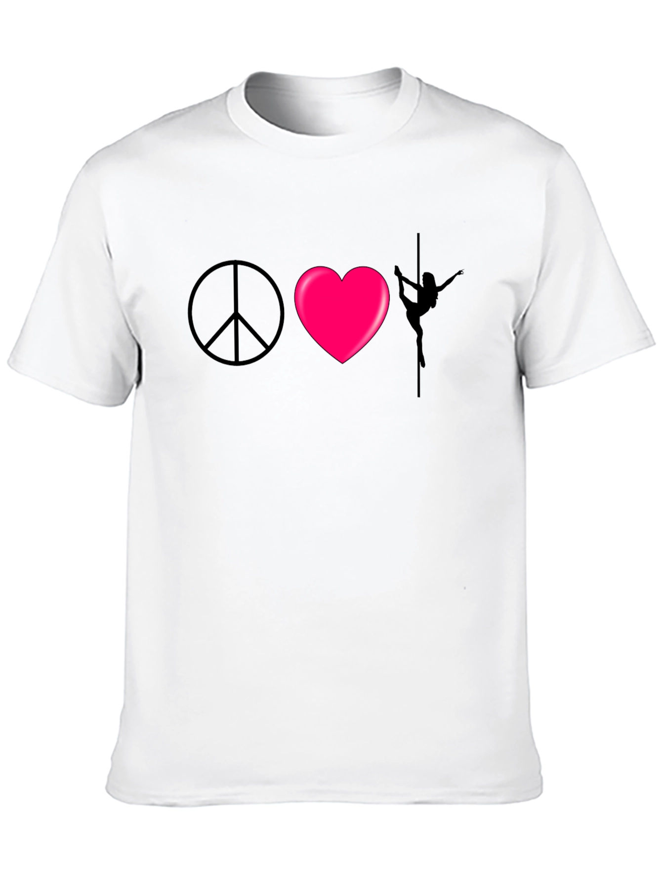 Peace Love Pole Dance T-Shirt - Unisex