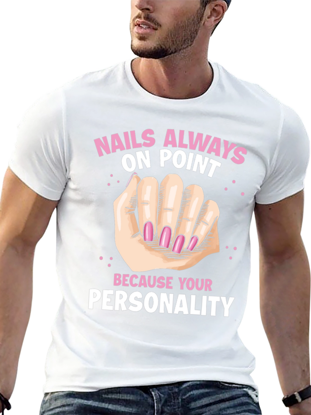 Nails Always On Point Graphic T-Shirt