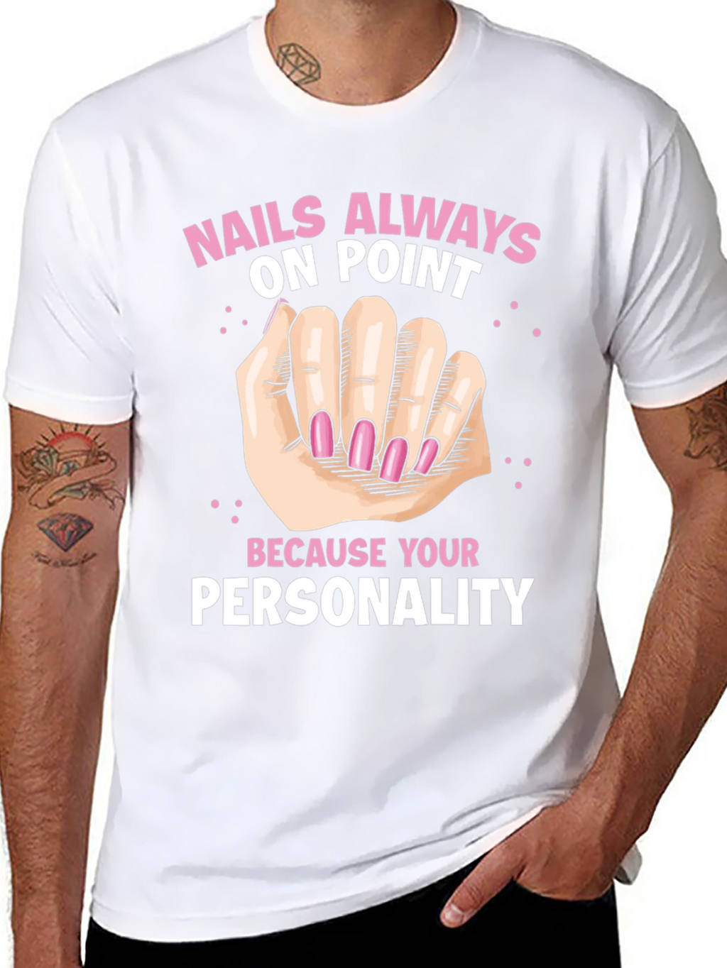Nails Always On Point Graphic T-Shirt
