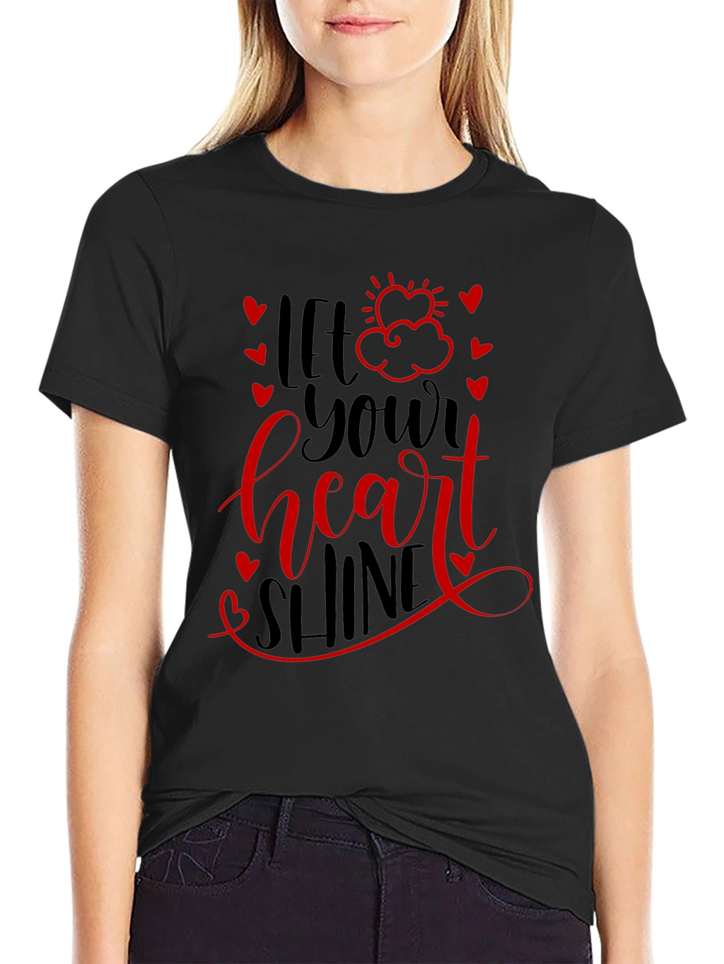 Let Your Heart Shine Graphic Tee