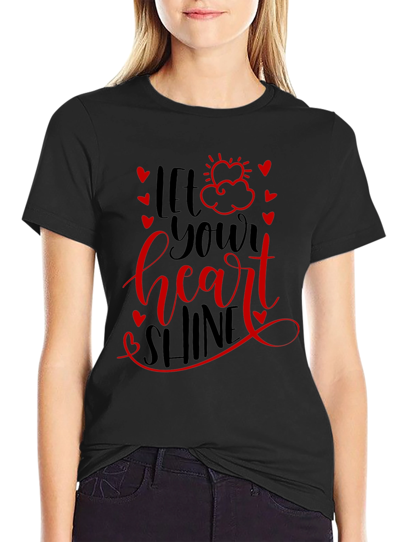 Let Your Heart Shine Graphic Tee