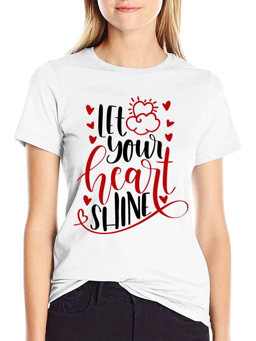 Let Your Heart Shine Graphic Tee