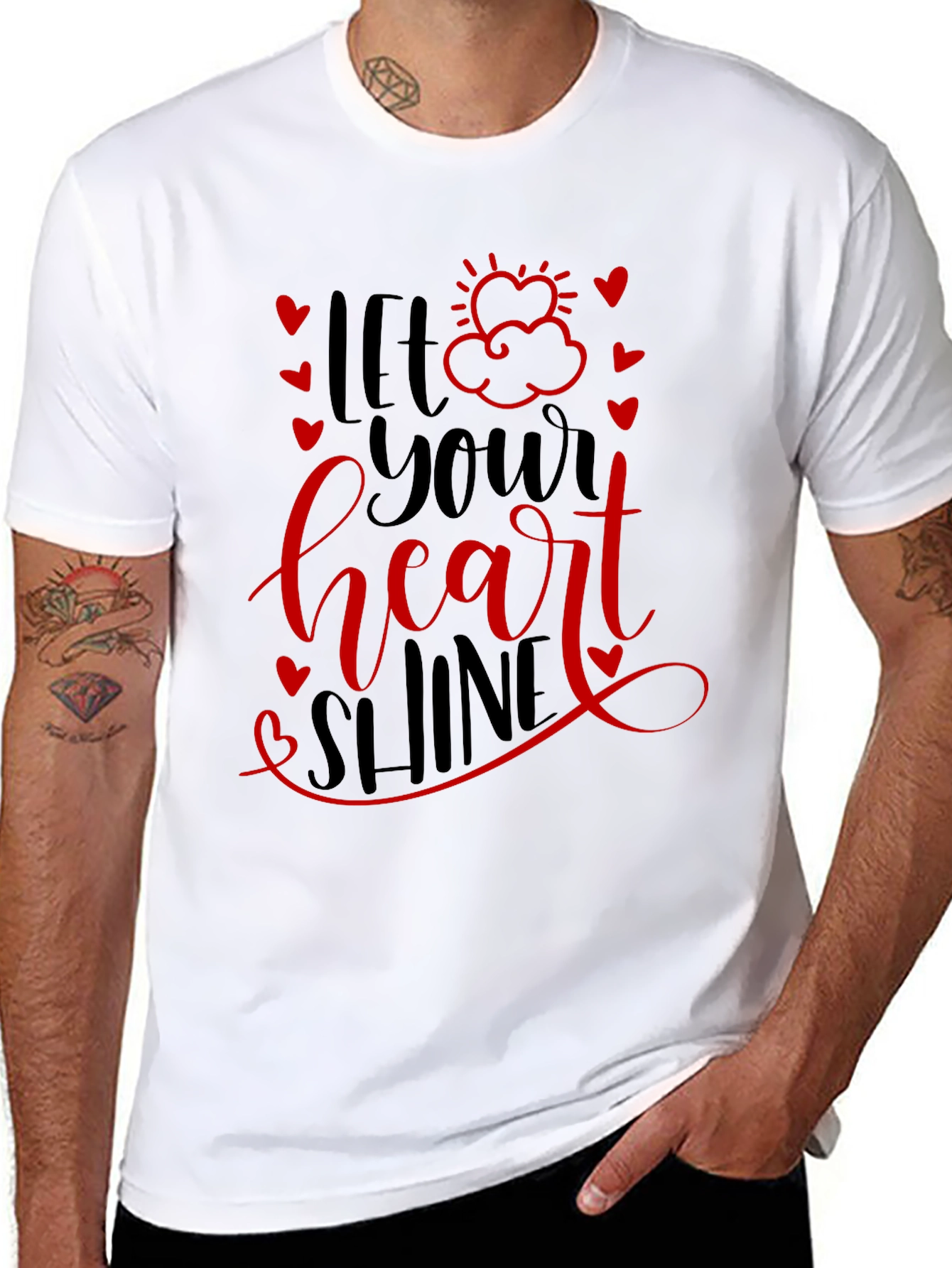 Let Your Heart Shine Graphic Tee
