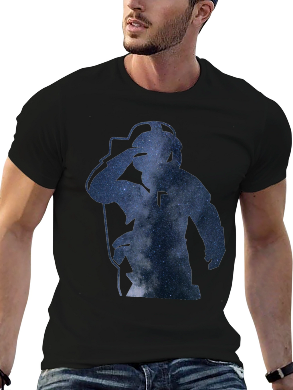 Galaxy Soldier Graphic T-Shirt