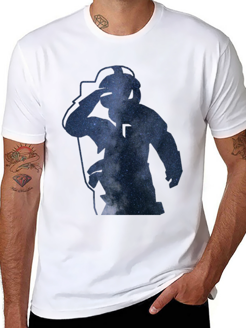 Galaxy Soldier Graphic T-Shirt