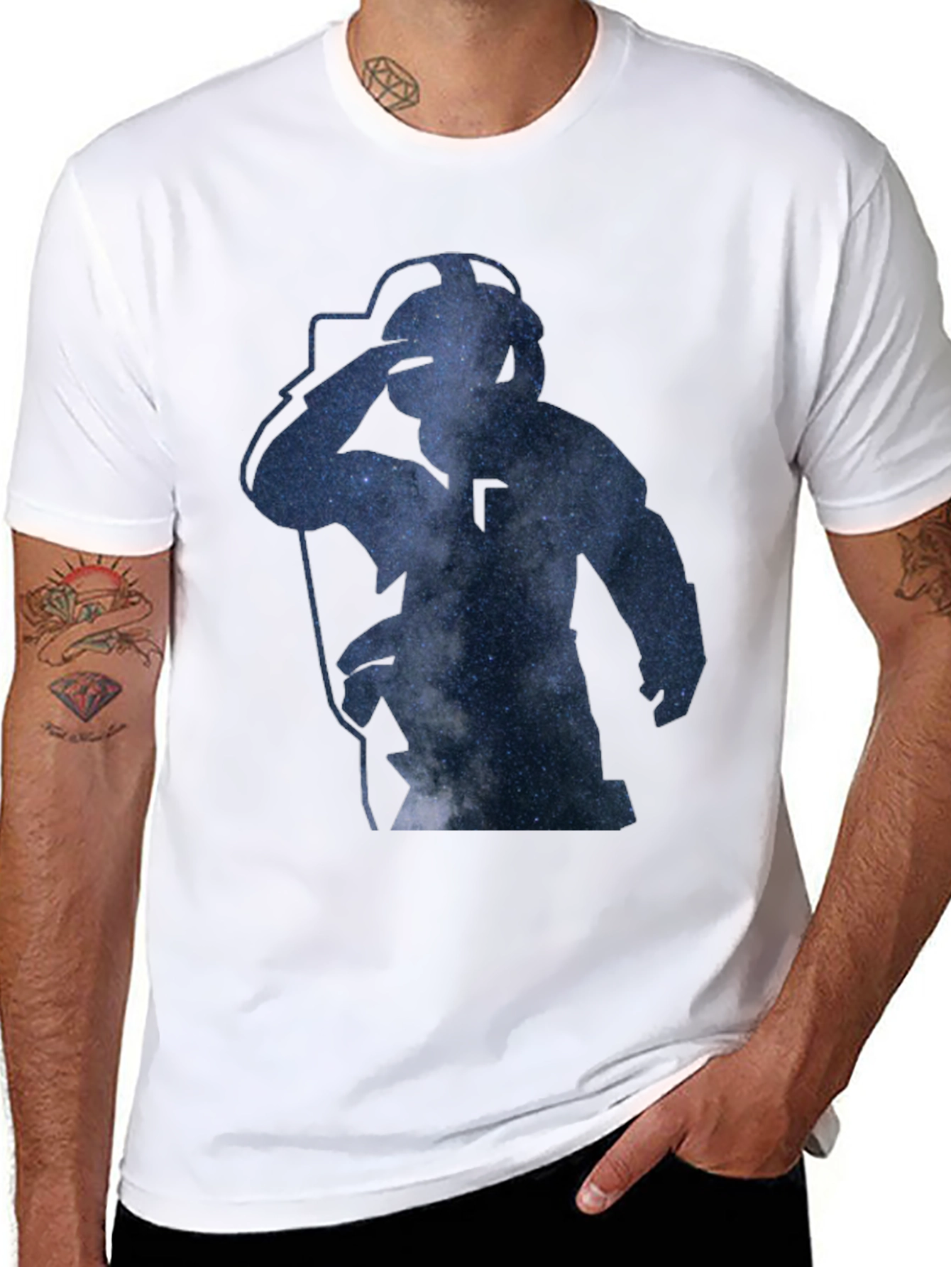 Galaxy Soldier Graphic T-Shirt