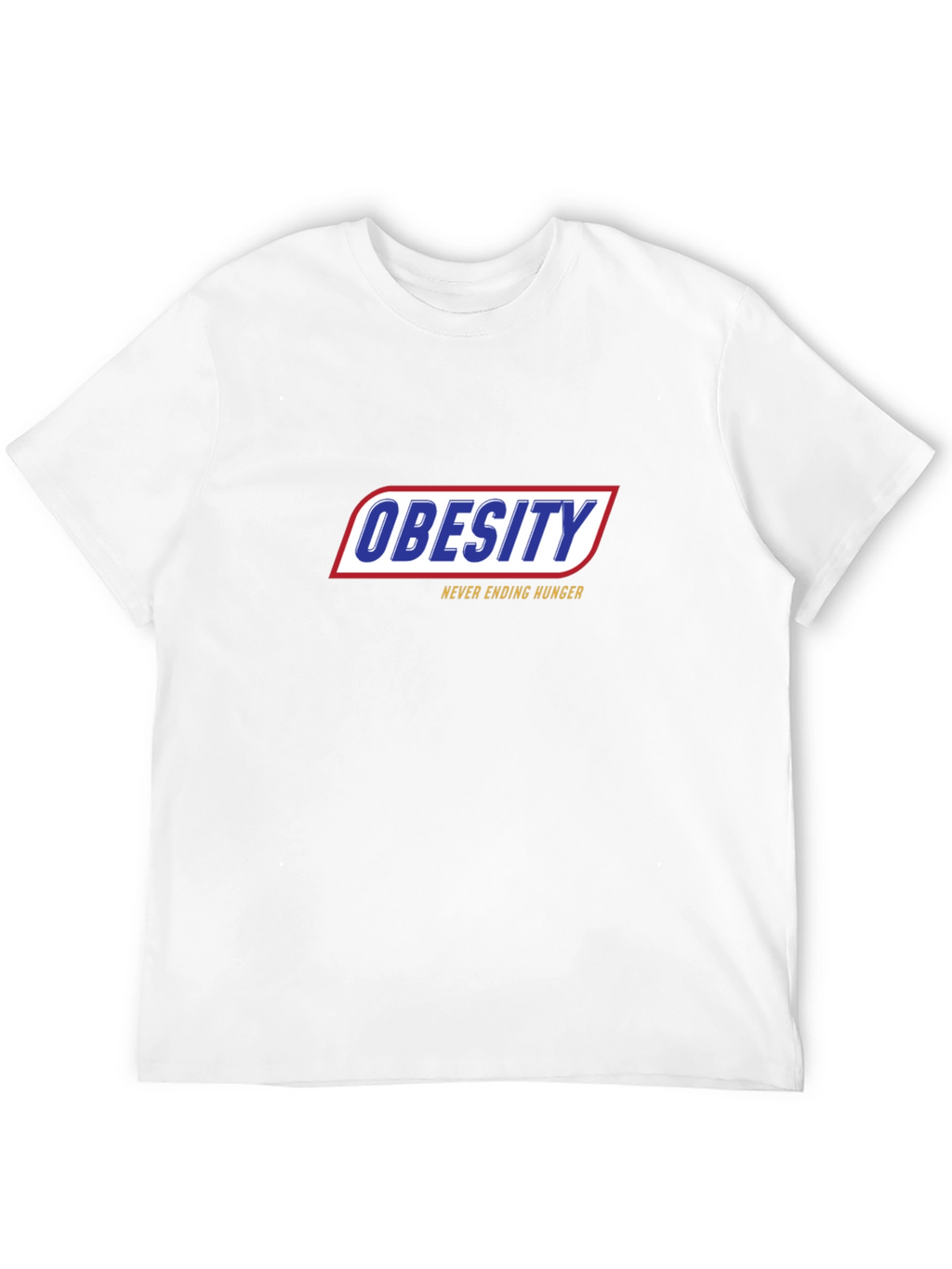 Obesity Never Ending Hunger Black T-Shirt