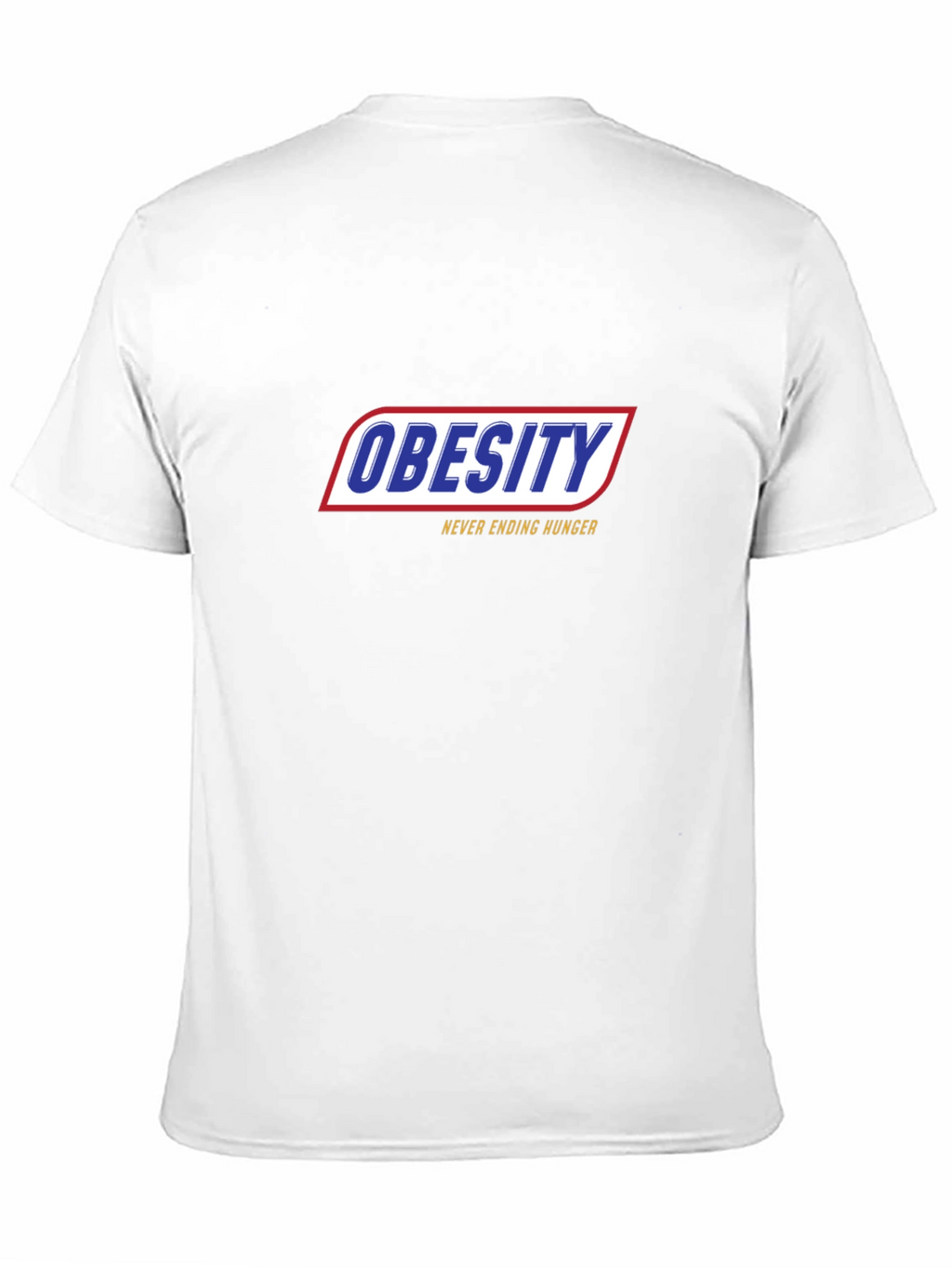 Obesity Never Ending Hunger Black T-Shirt