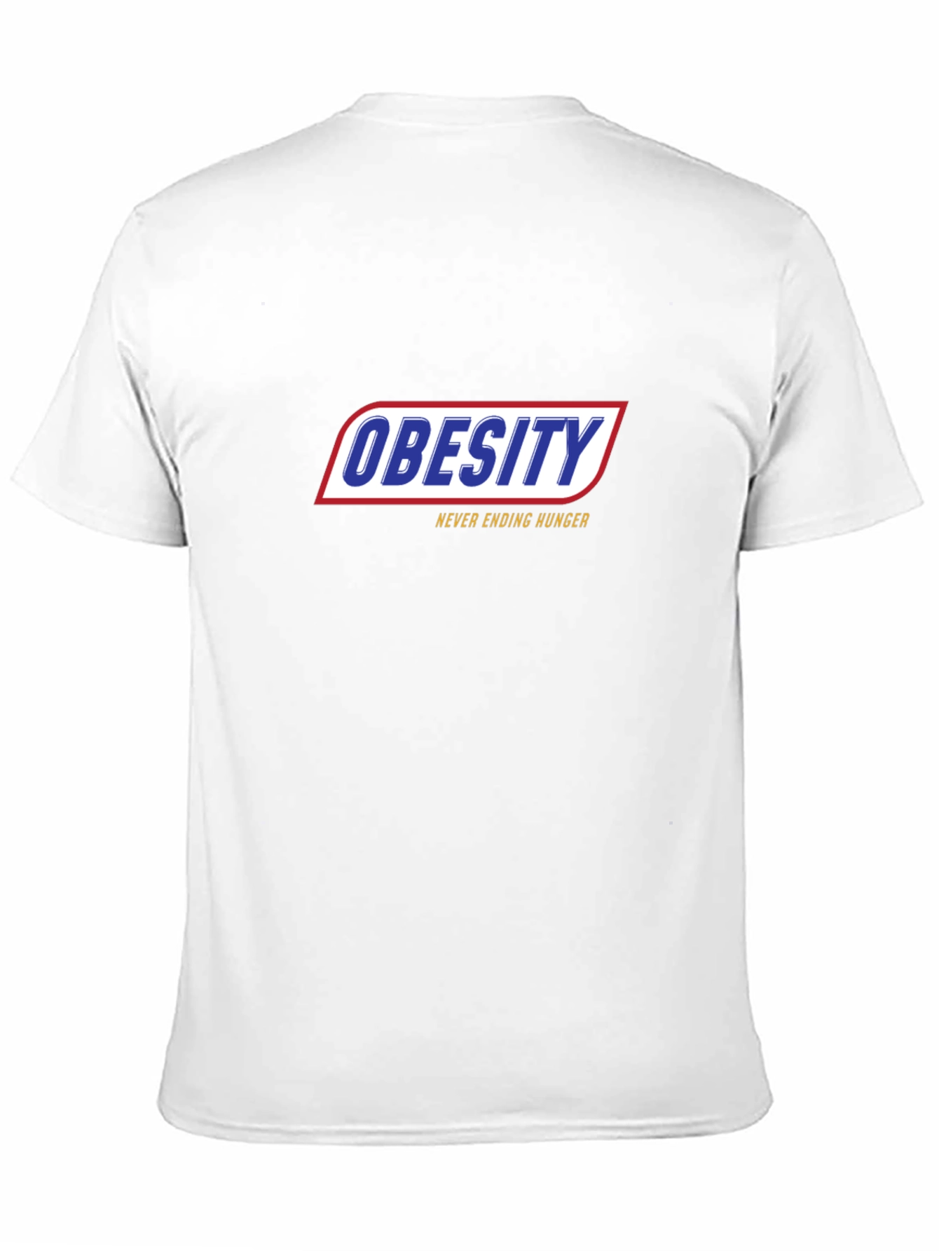 Obesity Never Ending Hunger Black T-Shirt