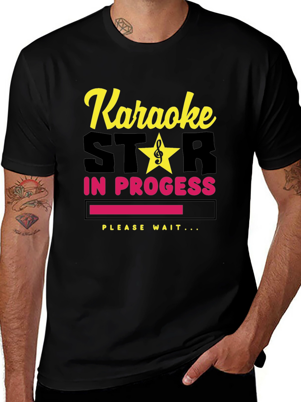 Karaoke Star In Progress Graphic T-Shirt