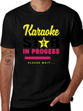 Karaoke Star In Progress Graphic T-Shirt