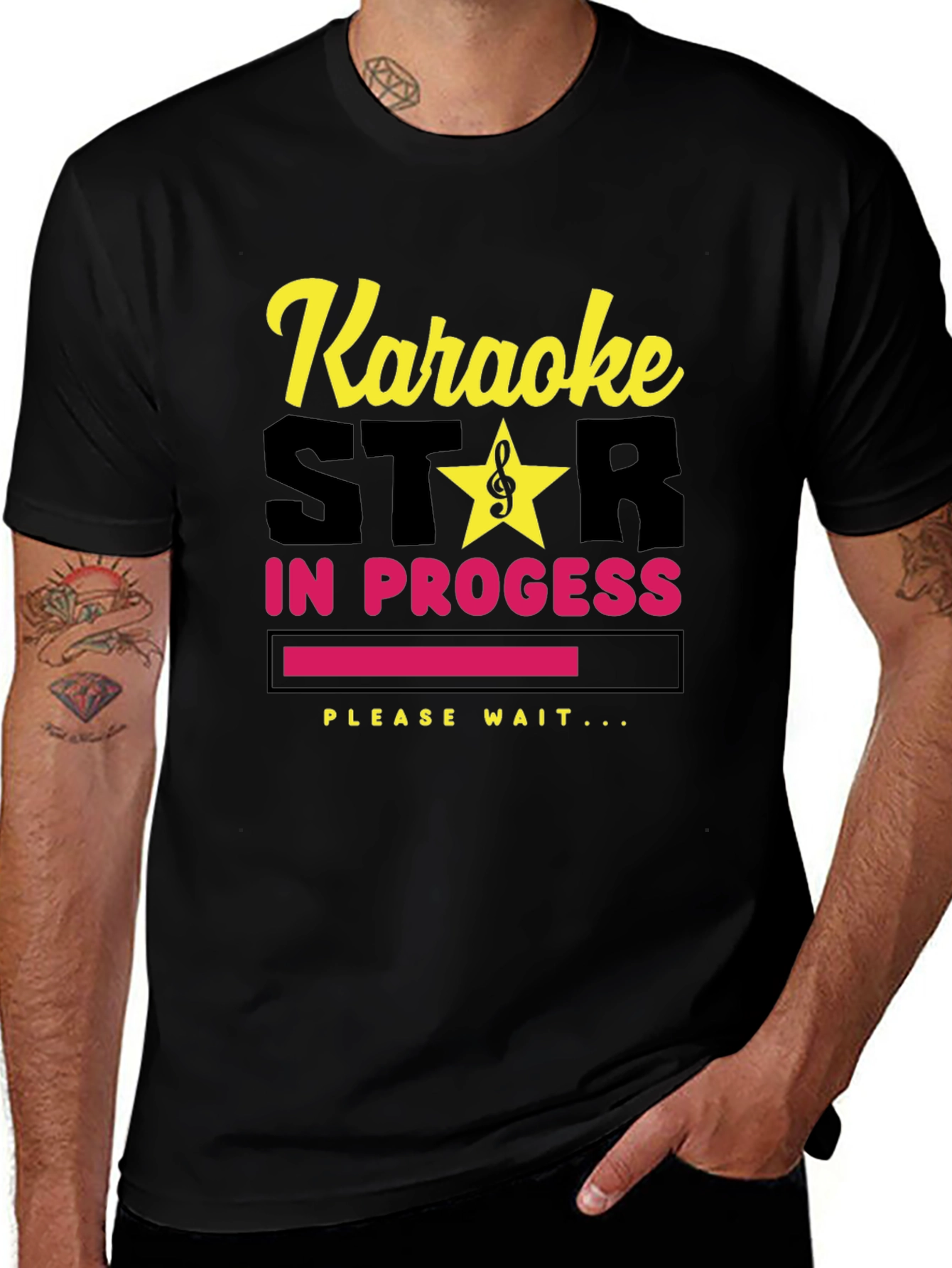 Karaoke Star In Progress Graphic T-Shirt